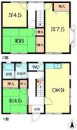 奈良市神功3丁目の間取図