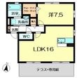 木津川市州見台4丁目の間取図
