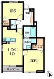 奈良市押熊町の間取図