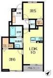 木津川市城山台6丁目の間取図