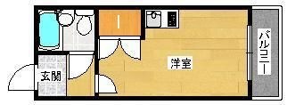 拡大写真:サンシャイン中町 1階105の間取り