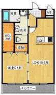 羽衣ハイツの間取図