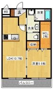 羽衣ハイツの間取図