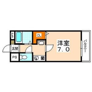 拡大写真:三国ヶ丘ピア 5階506の間取り