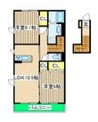 ラッキーベルCの間取図