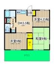 グリーンハイツAの間取図