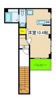パルテール蒔田の間取図