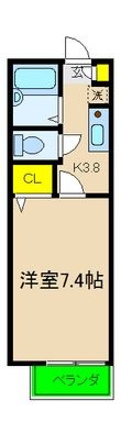 セフィラ藤方の間取図