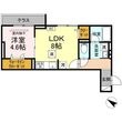 D Paina 生麦(ディーパイナ)の間取図
