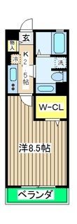 サニーフラット三ツ沢の間取図