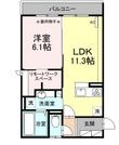 ハイム羽沢横浜国大 イレブンの間取図