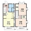 ヒルズ藤塚 Eの間取図