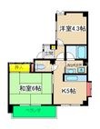 エクシード西谷の間取図