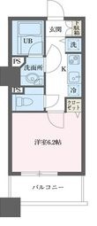 写真：ドゥーエ横浜駅前 9階909の間取図