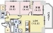 サムティグランツ神戸の間取図