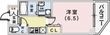 プレサンス三宮フラワーロードの間取図