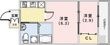 アドバンス三宮ラシュレの間取図