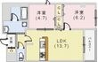 神戸海岸通萬利レジデンスの間取図