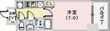 プレサンス三宮東フィールの間取図