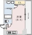 中天マンション(中天ビル)の間取図