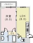 中天マンション(中天ビル)の間取図