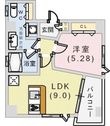 ポコアポコ三宮ハイタワーの間取図