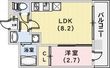 アドバンス三宮ラシュレの間取図