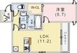 The Crossザクロスの間取図