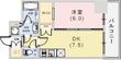 エステムコート神戸元町Ⅱリザーヴの間取図
