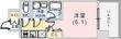 レオンコンフォート神戸ハーバーウエストの間取図