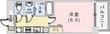 アドバンス神戸レイソレの間取図