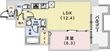 エル・イソベ三宮の間取図