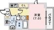 エステムコート三宮駅前Ⅲマジェスティの間取図