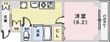 スワンズ神戸三宮イーストの間取図