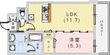グランビスタ新神戸の間取図