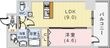 プレサンス THE 神戸の間取図