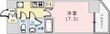 セオリー神戸クレールの間取図