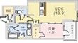 プラウド神戸トアロードの間取図