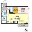 ロイヤルステージ西持田町A棟の間取図