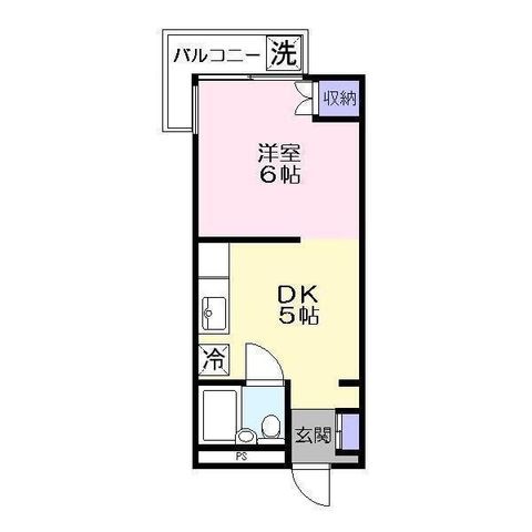 拡大写真:グリーンハイツ堂形 3階304の間取り