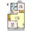 松江市浜乃木4丁目の間取図