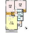 安来市飯島町の間取図