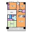 ライオンズマンション三国ヶ丘の間取図