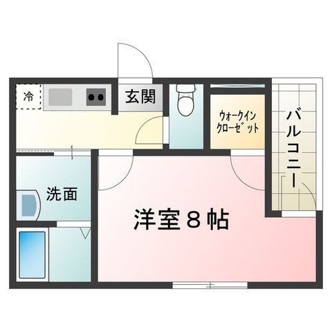 拡大写真:フォーリーブス 33 C棟 1階101の間取り