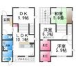 グランドゥール Ⅱの間取図