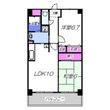 七道駅前マンションの間取図