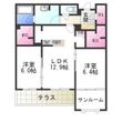 Croire 柊の間取図