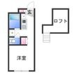 レオパレス松原ハウスの間取図