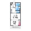写真：COCO MOZU1階の間取図