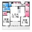 アルテーヌ浜寺元町の間取図